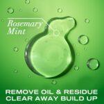 ⁦OGX شامبو كلاريفينج سترينث + روزماري بالنعناع، شامبو تنقية للشعر الدهني يساعد بشكل واضح على إزالة الزيوت والبقايا للتخلص من التراكم، خالي من الكبريتات، 13 اونصة سائلة⁩ - الصورة ⁦2⁩