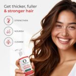 ⁦شامبو نباتي 100% من خل التفاح وشجرة الشاي وإكليل الجبل | خالي من المواد الكيميائية والكبريتات والبارابين، شامبو عضوي وطبيعي للشعر الدهني⁩ - الصورة ⁦3⁩