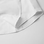 ⁦قميص بيسيك بسيط باكمام قصيرة وازرار سفلية للنساء قابل للتمدد باكمام طويلة و3/4 كم⁩ - الصورة ⁦9⁩