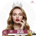 ⁦احمر شفاه احترافي شفاف ومرطب من جلوبال فاشون - 24 لون غني بتركيبة مرطبة تدوم طويلا مع لمسة نهائية لامعة ناعمة، ملمس غير لزج وخفيف الوزن (103 مونارك، 3.5 غرام)⁩ - الصورة ⁦4⁩