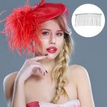 ⁦10 Pcs Metal Hair Comb, 20 Teeth Metal Wire Hair Clip Combs Bridal Veil Comb Silver Hairs Clip Accessories for Women Wedding Veil Hairs Pieces Headdresses Craft Projects⁩ - الصورة ⁦6⁩