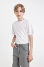 ⁦ديفاكتو تي شيرت بولو عصري باكمام قصيرة للاولاد - بلايز وقمصان بولو للمراهقين⁩ - الصورة ⁦6⁩