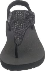 ⁦صندل سكيتشرز كالي مسطح للنساء⁩ - الصورة ⁦4⁩