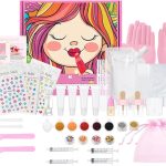 مجموعة ملمع الشفاه من نيكيتا فيفي، الكل في واحد لصنع ملمع الشفاه الخاص بك مع قاعدة شفافة، اصباغ ولامع، انابيب، هدية ابداعية ممتعة للنساء والفتيات من محبي المكياج في اعياد الميلاد