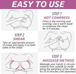 ⁦اليتزيا كريم تدليك وشد الثدي والعناية بالبشرة بشكل طبيعي، كريم مهدئ لشد ورفع، مرطب رقيق لوقت النوم، 50 مل، للاستخدام المنزلي ETBMC01⁩ - الصورة ⁦6⁩