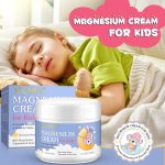 ⁦Pure Magnesium Cream for Kids 150G, Organic Magnesium body Cream for Legs Arms Chest Neck Wrist Thigh, Natural Magnesiums Body Lotion for Gentle Moisturizing, Skin Hydration & Comfort⁩ - الصورة ⁦3⁩