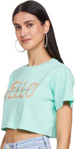 ⁦ستايفيل.ان تي شيرت بقصة عادية للنساء⁩ - الصورة ⁦3⁩