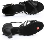 ⁦حذاء رقص لاتيني للنساء، حذاء رقص السالسا والتانجو تشاتشا للتدرب على الرقص⁩ - الصورة ⁦3⁩