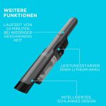 ⁦بلاك اند ديكير مكنسة كهربائية محمولة باليد من داستباستر، تعمل بالبطارية بجهد 12 فولت بتصميم رفيع للغاية، لاسلكية، محرك رقمي حديث، مستويين للشفط، تيتانيوم/اسود - Dvc320B21⁩ - الصورة ⁦11⁩