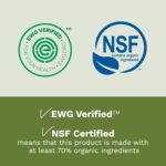 ⁦موستيلا ماء تنظيف ميسيلار للوجه والجسم بدون شطف خالي من العطور من بيو اورجانيك، 400 مل⁩ - الصورة ⁦6⁩