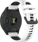 ⁦Fit for Garmin Forerunner 265S 255S Watch Bands, 18mm Quick Release Durable Silicone Replacement Bands Wristbands Straps Bracelet Fit for Garmin Vivoactive 4S/Vivomove 3S/Venu 2S⁩ - الصورة ⁦2⁩