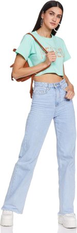 ⁦ستايفيل.ان تي شيرت بقصة عادية للنساء⁩ - الصورة ⁦5⁩