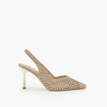 ⁦حذاء فلورا بيلا للنساء من شو اكسبرس مزين بمقدمة مدببة وحزام خلفي وكعب رفيع⁩ - الصورة ⁦2⁩