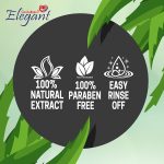 ⁦جل الصبار اليجانت للوجه والشعر والجسم - 500 مل - تركيبة نقية لجميع انواع البشرة، غني بفيتامين E، تركيبة نباتية، برطمان كبير 500 مل للاستخدام اليومي | خالٍ من البارابين والكحول⁩ - الصورة ⁦7⁩