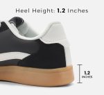 ⁦لاكي ستيب حذاء رياضي عصري كلاسيكي كاجوال للنساء، حذاء تزلج مريح غير قابل للانزلاق⁩ - الصورة ⁦2⁩