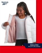 ⁦ريبوك جاكيت شتوي للبنات - معطف باركا مبطن ثقيل الوزن - جاكيت تزلج مبطن بصوف الشيربا للبنات (4-16)⁩ - الصورة ⁦3⁩