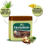 ⁦دابور جيلي بترولي بزبدة الكاكاو من هيربولين (2 × 225 مل) | غني بزبدة الكاكاو وفيتامين E | لإصلاح البشرة الخشنة الجافة والشفاه المتشققة |⁩ - الصورة ⁦4⁩