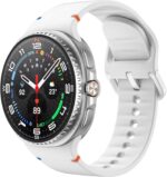 سوار رياضي لساعة سامسونج جالاكسي 8 مقاس 40 ملم و44 ملم وجالاكسي ووتش 8 كلاسيك 46 ملم، سوار بديل من السيليكون الناعم للرجال والنساء