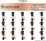 ⁦كريم الاساس انفاليبل بتغطية غير لامعة من لوريال باريس، 110 روز فانيلا⁩ - الصورة ⁦6⁩