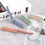 ⁦مشط عريض مزدوج الراس باسنان دقيقة، فرش شعر قابلة للطي من قش القمح للنساء، امشاط جيب محمولة مضادة للكهرباء الساكنة، 4 قطع⁩ - الصورة ⁦2⁩