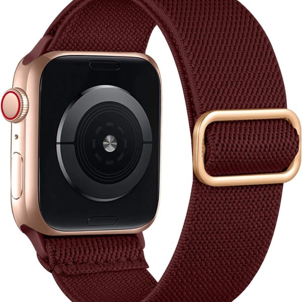 يو بيك اساور قابلة للتمدد متوافقة مع سوار ساعة ابل 40 ملم 38 ملم 41 ملم 42 ملم 44 ملم 45 ملم 46 ملم 49 ملم للنساء والرجال، اساور رياضية مرنة مقاومة للماء لساعة اي ووتش سلسلة 10 9 8 7 6 5 4 3 SE الترا