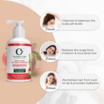 ⁦شامبو نباتي 100% من خل التفاح وشجرة الشاي وإكليل الجبل | خالي من المواد الكيميائية والكبريتات والبارابين، شامبو عضوي وطبيعي للشعر الدهني⁩ - الصورة ⁦5⁩