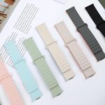 ⁦متوافق مع ساعة هواوي فيت 4 برو/فيت 4/فيت 3، سوار ساعة رياضي مغناطيسي من السيليكون لساعة هواوي فيت 3/4/4 برو، اساور معصم بديلة للرجال والنساء⁩ - الصورة ⁦7⁩