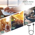 ⁦كيبل شاحن بديل لساعة فيتبيت انسباير 3: شحن سريع بطول 3.3 قدم، ملحقات سلك USB لجهاز تتبع اللياقة البدنية انسباير 3، عبوة من قطعتين⁩ - الصورة ⁦5⁩