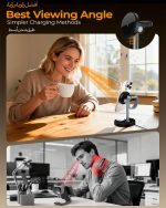 ⁦قاعدة شحن لاسلكية 3 في 1 من جارلو لاجهزة ابل ايفون وايربودز والساعة مع حامل شحن ماج سيف، حامل شحن سريع مغناطيسي 15 واط، قاعدة شحن لاسلكية لسامسونج وايفون 17 16 15 14 13 12⁩ - الصورة ⁦5⁩