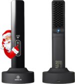 ابرليتي مكواة فرد الشعر اللاسلكية من جو 2 للحية والشعر، مشط اسنان بدون الم لترطيب ايوني متطور، مكواة فرد الشعر اللاسلكية، مشط فرشاة تسخين