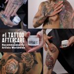 ⁦هاشل بتر ديلوكس زبدة التاتو قبل وأثناء وبعد عملية الوشم - تشحيم وترطب - بديل نباتي 100% للمنتجات البترولية - 1 اونصة⁩ - الصورة ⁦6⁩