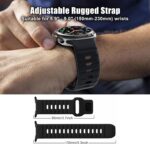 ⁦سوار رياضي بديل من السيليكون الناعم بدون فجوات متوافق مع ساعة سامسونج جالاكسي الترا للرجال والنساء⁩ - الصورة ⁦5⁩