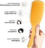 ⁦تانجل تيزر ناتشورالي كيرلي كبير - لون اصفر النرجس البري⁩ - الصورة ⁦5⁩