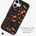 ⁦كيت سبيد نيويورك جراب ايفون 17 - متوافق مع ماج سيف - جراب موبايل مصمم - تورتويس⁩ - الصورة ⁦4⁩