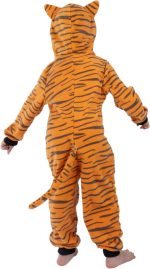 ⁦زي تنكري من قطعة واحدة بنمط جلد الفهد وقرد وبقرة من الصوف للاطفال من الجنسين⁩ - الصورة ⁦4⁩