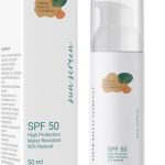 كريم ترطيب بروبيوتيك بعامل وقاية من اشعة الشمس بدرجة 50 PA+++، خفيف الوزن ومرطب وحاجب اشعة الشمس المعدنية للوجه والجسم | حماية واسعة الطيف من الاشعة فوق البنفسجية فئة A وB | كوري غير دهني، مثالي