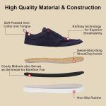 ⁦حذاء بيرفوت للرجال بمقدمة عريضة - حذاء بيرفوت بسيط مع نعل بدون إسقاط، حذاء مشي سهل الارتداء للرجال⁩ - الصورة ⁦4⁩