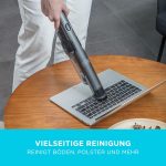 ⁦بلاك اند ديكير مكنسة كهربائية محمولة باليد من داستباستر، تعمل بالبطارية بجهد 12 فولت بتصميم رفيع للغاية، لاسلكية، محرك رقمي حديث، مستويين للشفط، تيتانيوم/اسود - Dvc320B21⁩ - الصورة ⁦9⁩