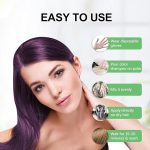 ⁦شامبو صبغ الشعر، شامبو صبغة فورية 3 في 1 للشعر الابيض، شامبو صبغة شعر لتغطية الشعر، يحافظ على الشعر صحيا ولامعا (بني داكن)⁩ - الصورة ⁦6⁩