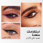 ⁦ايلاين كحل Erinde ، قلم تحديد عيون جل طويل الأمد بلمسة نهائية غير لامعة، قلم تحديد عيون مقاوم للماء، محدد عيون مقاوم للتلطخ بطرف دقيق، لون بري ينساب بسلاسة على مكياج العيون، أزرق 08⁩ - الصورة ⁦5⁩