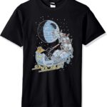 تي شيرت Star Wars رجالي مرخص رسميًا من Vader Sleigh