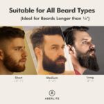 ⁦ابرليتي مكواة فرد الشعر اللاسلكية من جو 2 للحية والشعر، مشط اسنان بدون الم لترطيب ايوني متطور، مكواة فرد الشعر اللاسلكية، مشط فرشاة تسخين⁩ - الصورة ⁦6⁩