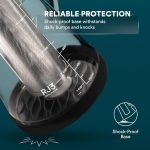 ⁦اوفالوير ماكينة تحضير القهوة المثلجة الباردة محكمة الغلق (وصانعة الشاي المثلج) مع فوهة - 1.5 لتر/ 50 اونصة ار جيه 3 ابريق زجاجي للتخمير مع فلتر ستانلس ستيل قابل للازالة⁩ - الصورة ⁦5⁩