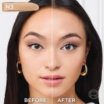 ⁦لوريال باريس كريم اساس سائل قابل للمزج من ترو ماتش، تغطية متوسطة مع عامل حماية من الشمس 17، N3، فاتح متوسط، 1 اونصة سائلة⁩ - الصورة ⁦4⁩