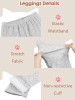 ⁦ريسينتا سروال ضيق شتوي مبطن بالصوف والقطن للفتيات من 3 قطع⁩ - الصورة ⁦3⁩