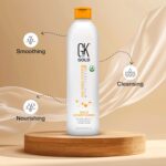 ⁦جي كيه هير بلسم كيراتين جولد من جلوبال (8.5 اونصة سائلة/250 مل) مرطب للشعر وحماية بزيت الارغان وزبدة الشيا والزيوت الطبيعية لجميع انواع الشعر⁩ - الصورة ⁦5⁩