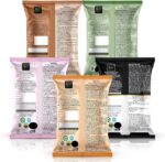 ⁦اون لاين كواليتي ستور ميتي ملتاني عضوي نقي 100% (200 غرام) + مسحوق شاندان (50 غرام) + مسحوق قشر البرتقال (50 غرام) + مسحوق النيم (50 غرام) + مسحوق ورد (50 غرام) - اجمالي 400 غرام لترطيب التنظيف⁩ - الصورة ⁦2⁩