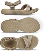 ⁦سكيتشرز حذاء جولف بدون مسامير للنساء من ايجل، ابيض ورمادي⁩ - الصورة ⁦6⁩