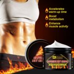 ⁦بايوك كريم كافيين ساخن، كريم مضاد للسيلوليت لتشكيل نحيف، كريم محسن للتمارين الرياضية للنساء والرجال، كريم حرق الدهون للبطن والفخذين والساقين والبطن والذراعين والأرداف⁩ - الصورة ⁦2⁩