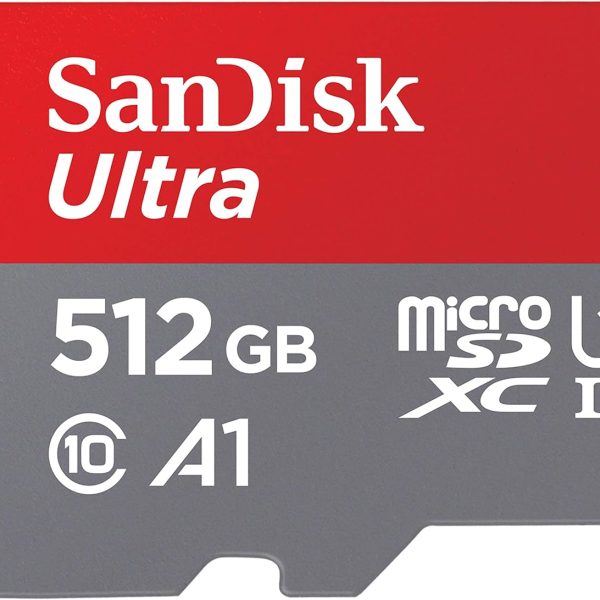 سانديسك بطاقة MicroSDHC UHS-I سعة 512 جيجابايت